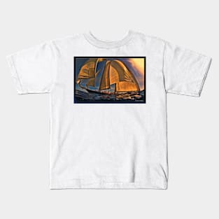 Sunset Sail Kids T-Shirt